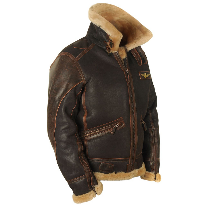 Laurent Monaco Classic Pilot Jacket, view 8 - Elena Harper