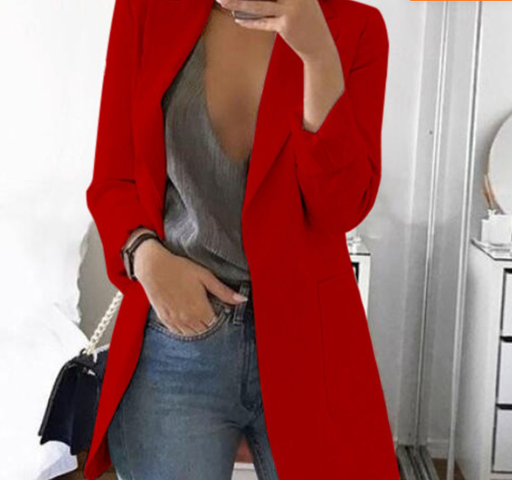 Trendy Women's Blazer Coat Elise, view 3 - Elena Harper