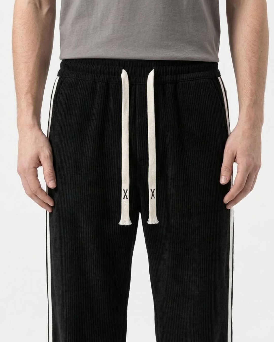 Striped Casual Fit Jogging Pants