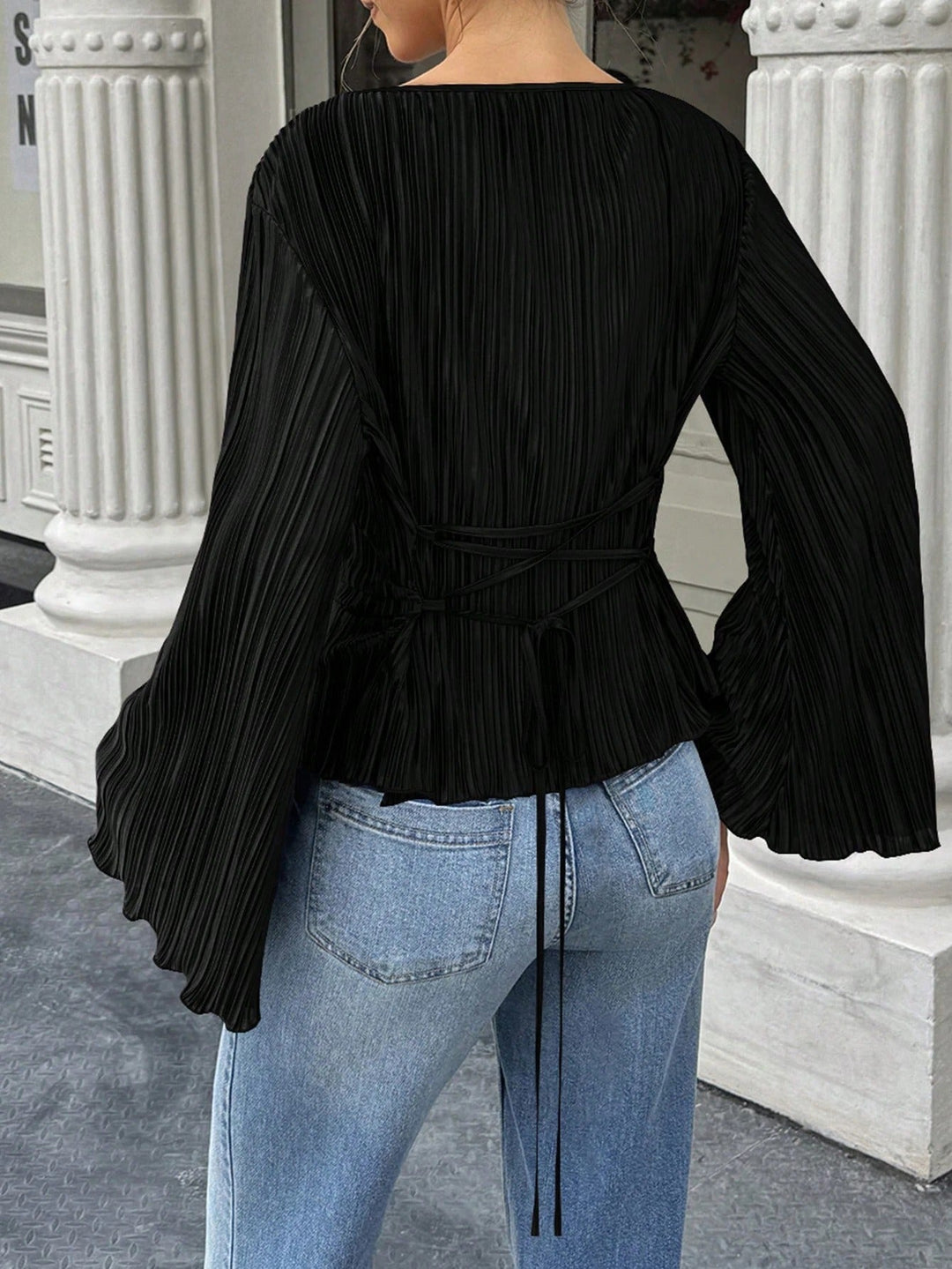 Pleated Shirt for Women - Casual and Elegant