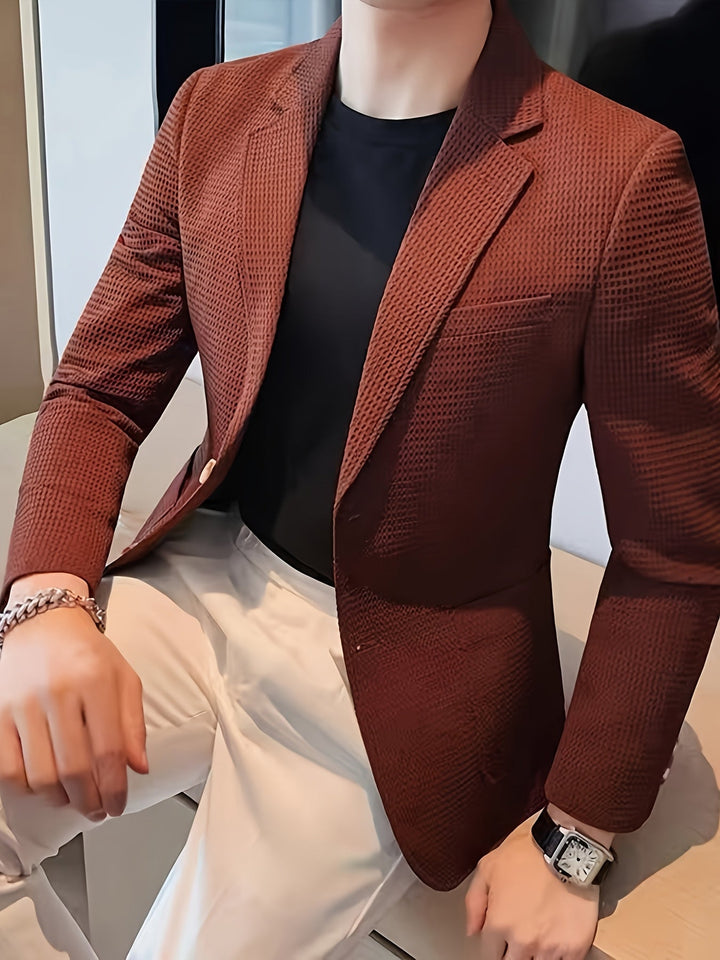 LAURENT MONACO | TEXTURED KNIT JACKET FOR MEN