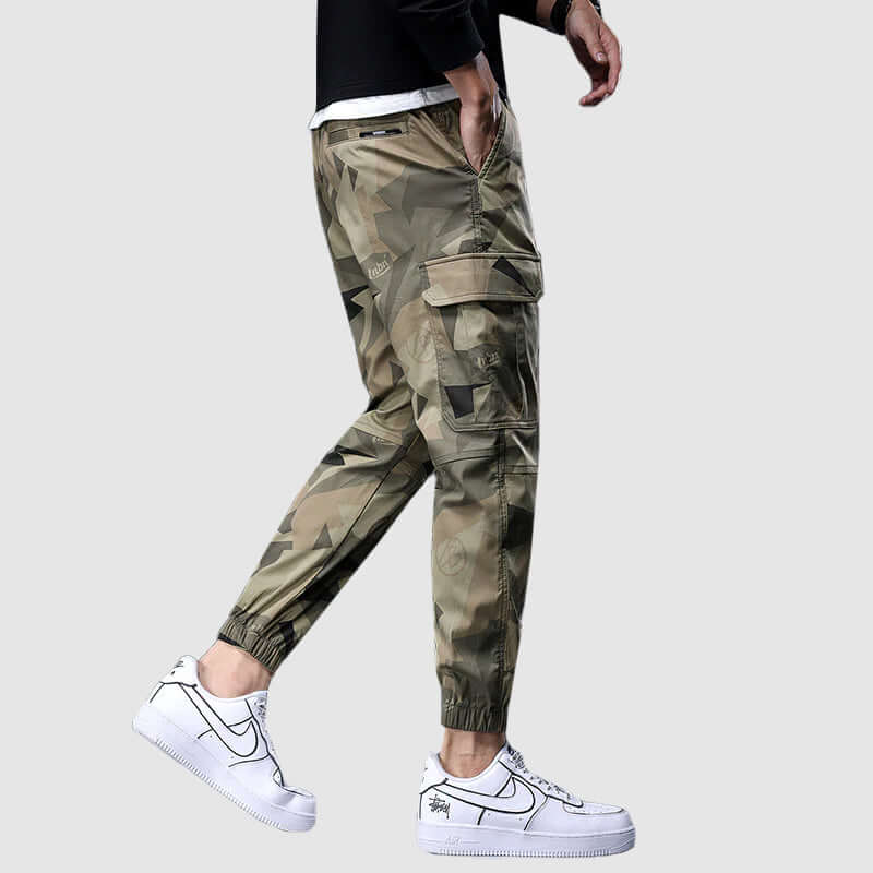 Men's Relaxed-Fit Camouflage Pants, view 4 - Elena Harper