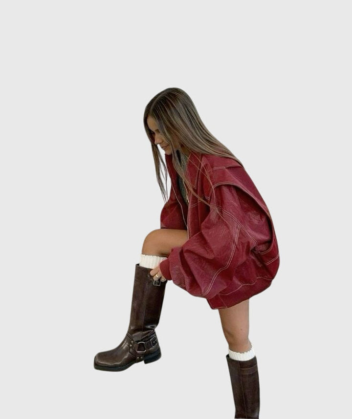 Faye™  |  Oversized soft luxurious fabrics Jacket