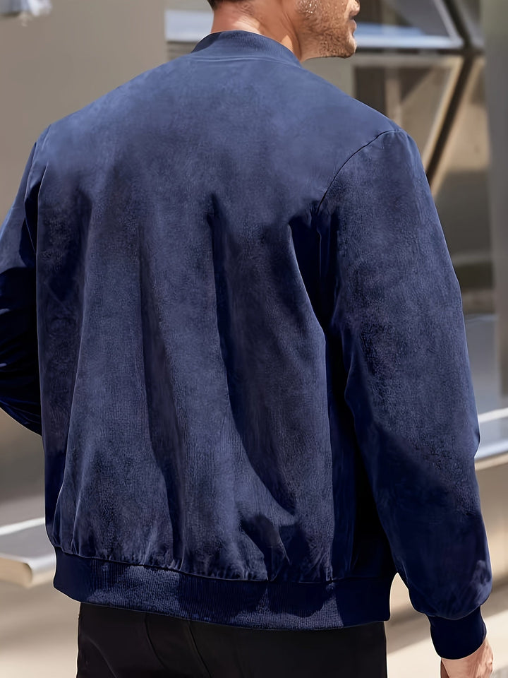LAURENT MONACO | MEN'S ZIP-UP BOMBER JACKET
