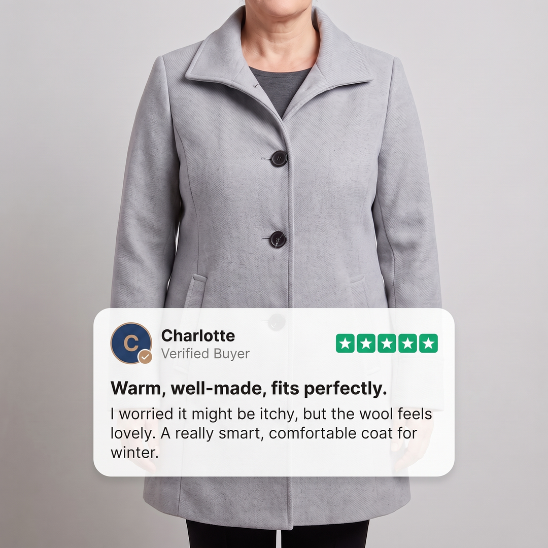 Clara Warmer and Timeless High-Quality Women's Trench Coat - Elena Harper