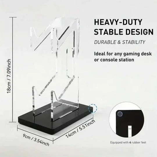 GameSeat™ – 3-Tier Gaming Controller Stand and Headset Holder