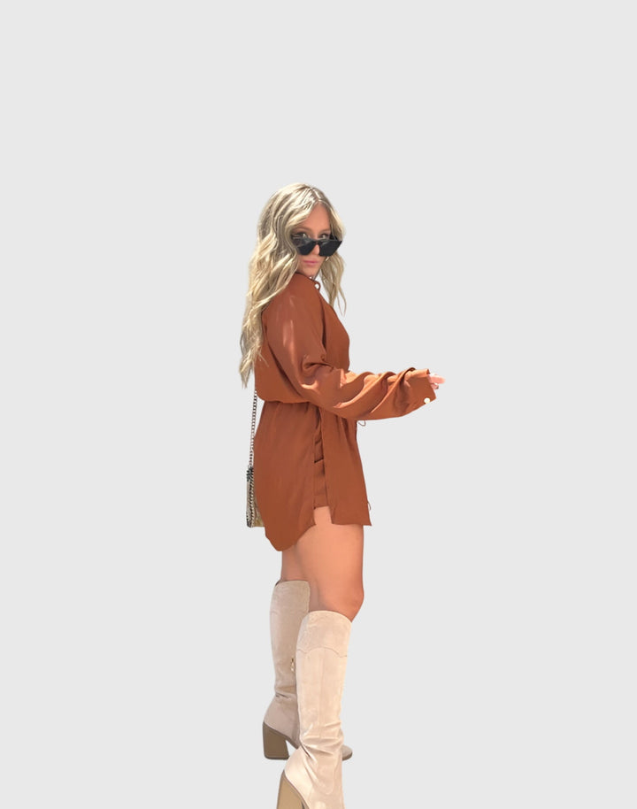 Nova™  |  Elegant Romper Dress