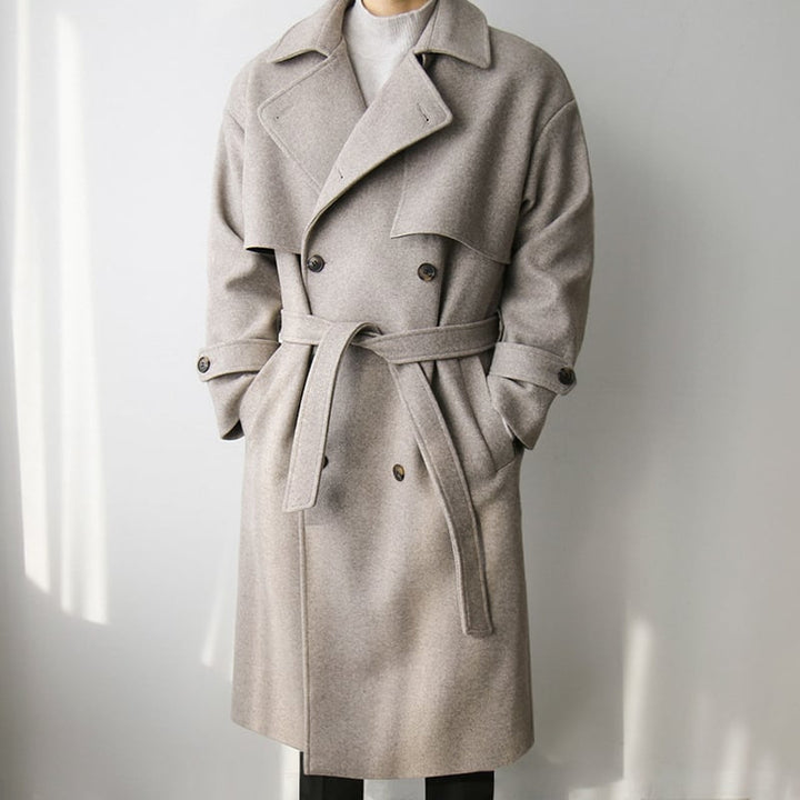 Thick Winter Wool Coat for Men - Mareon
