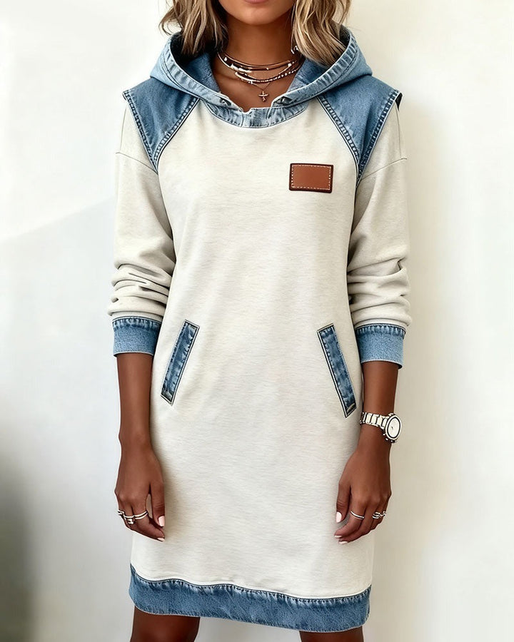 Women's Hooded Casual Dress for Effortless Style
