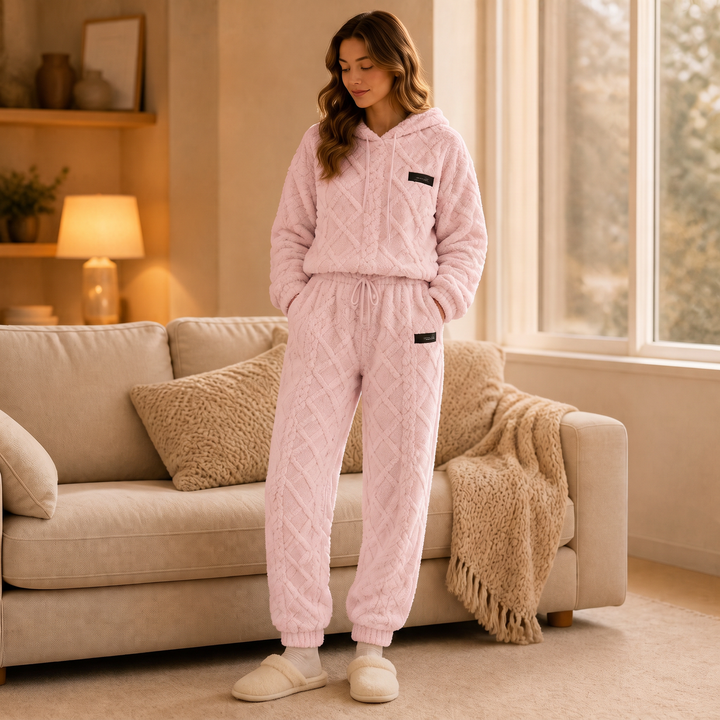 Emilia Cozy and Stylish Lounge Set with 3D Structure, view 7 - Elena Harper