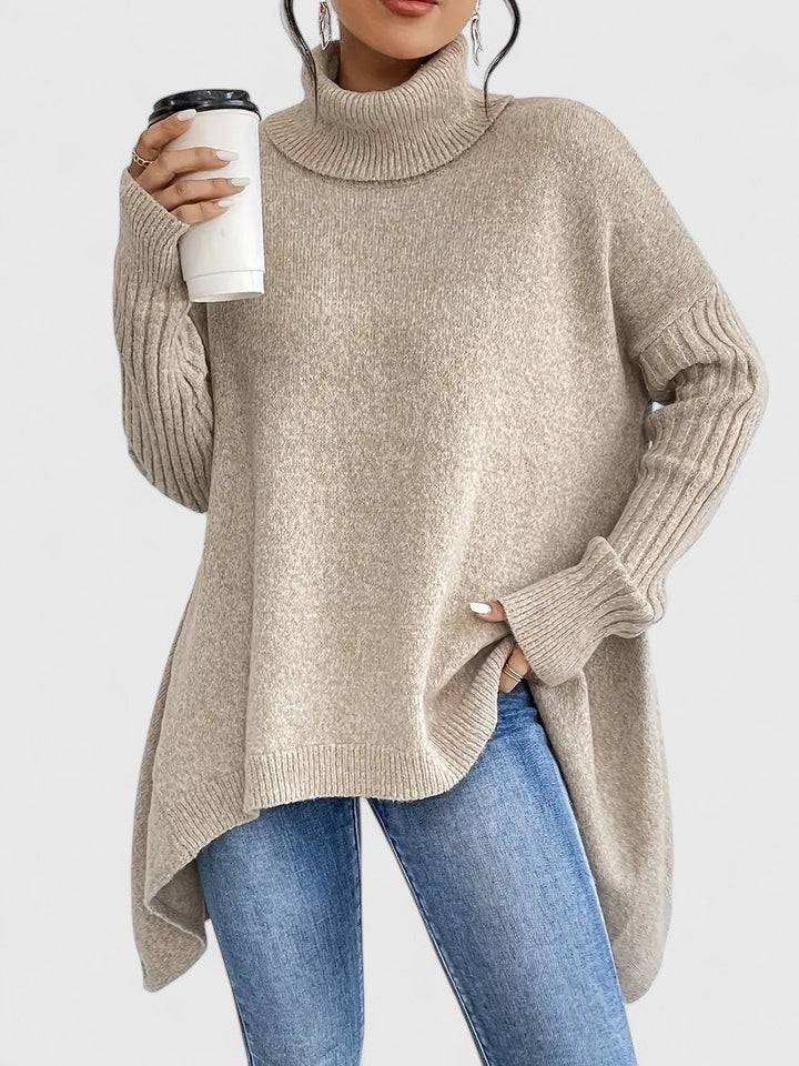 Keiralyss™ Emma & Rose Cape Town comfortable sweater, soft knit fabric, in a cozy fit, shown in a neutral color.