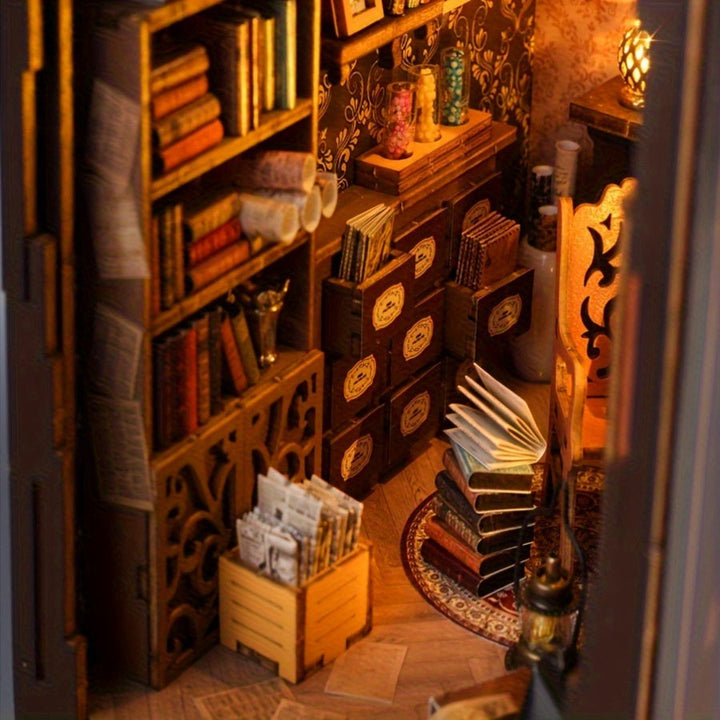 Magical Book House – 3D Wooden Puzzle for Creative Builders