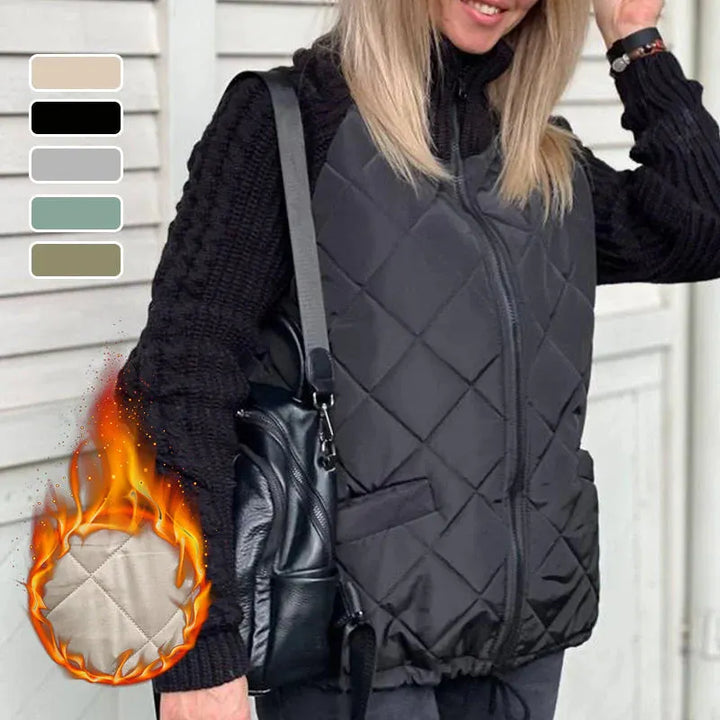 Nienke™ | Warm Padded Jacket with Knitted Sleeves