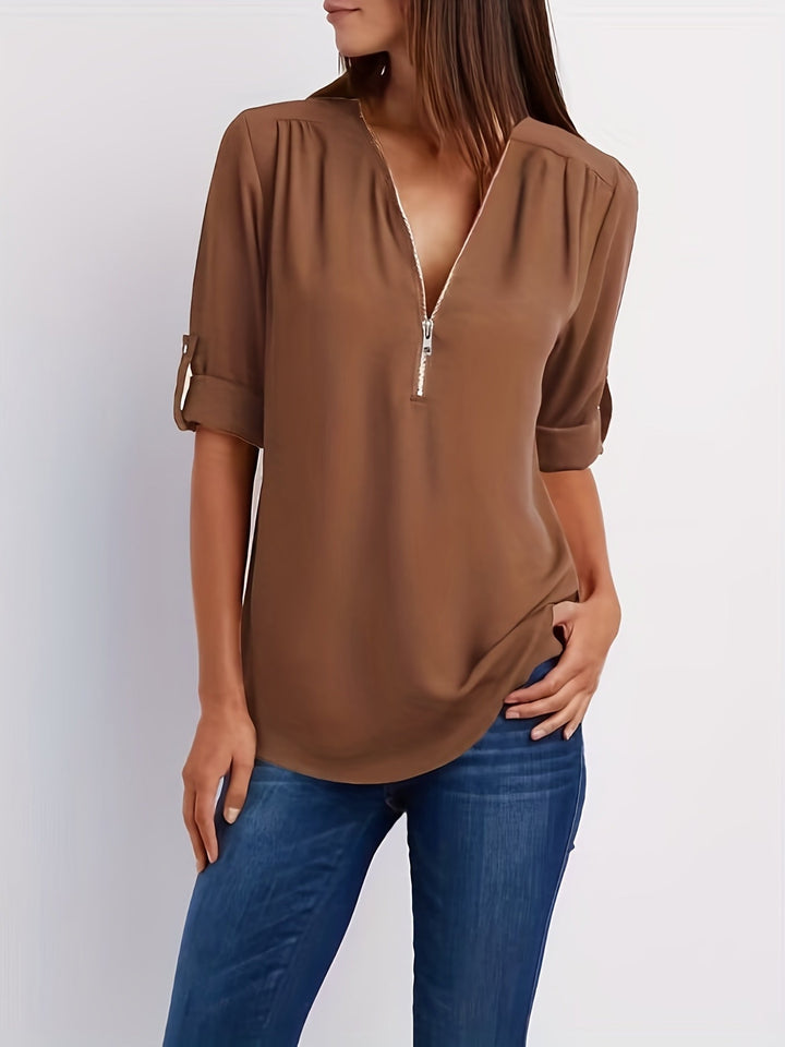 BLouse with Zipper for Women