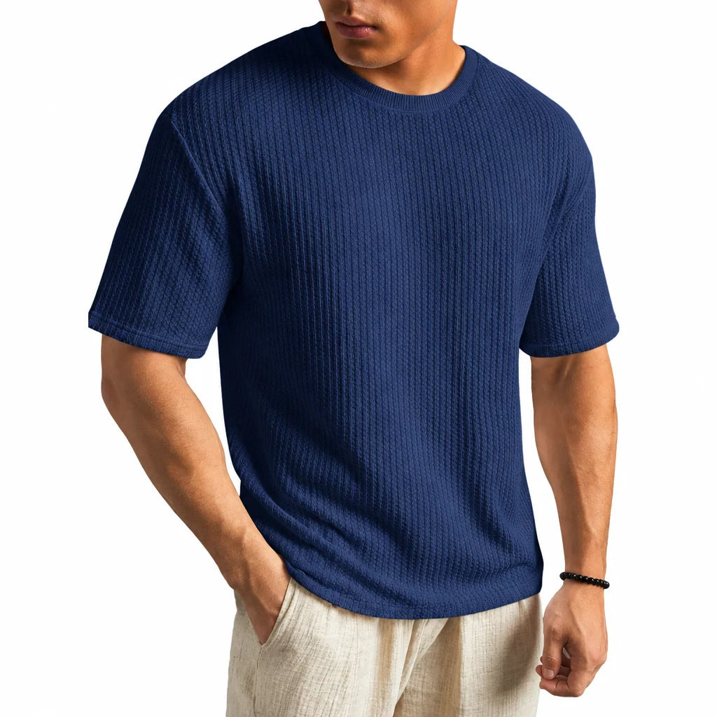 LAURENT MONACO | CLASSIC ROUND NECK T-SHIRT FOR MEN