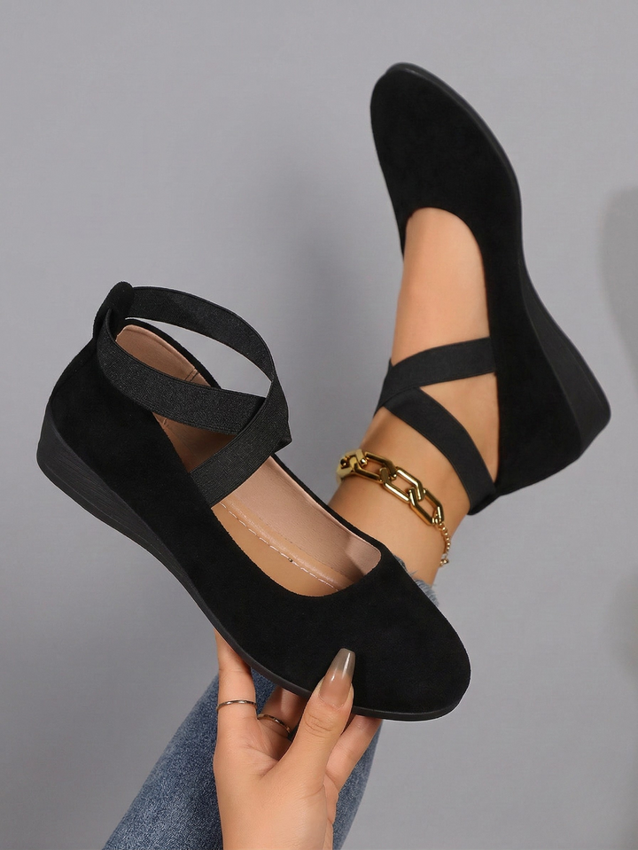 Madeleine Closed and Comfortable Wedge Shoes - Elena Harper