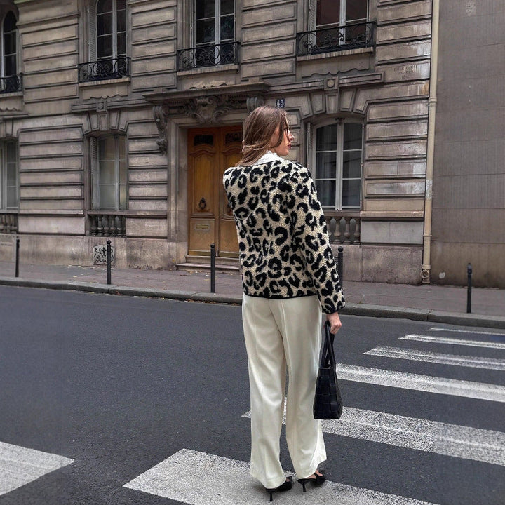 Women's Leopard Print Jacket - Narelle