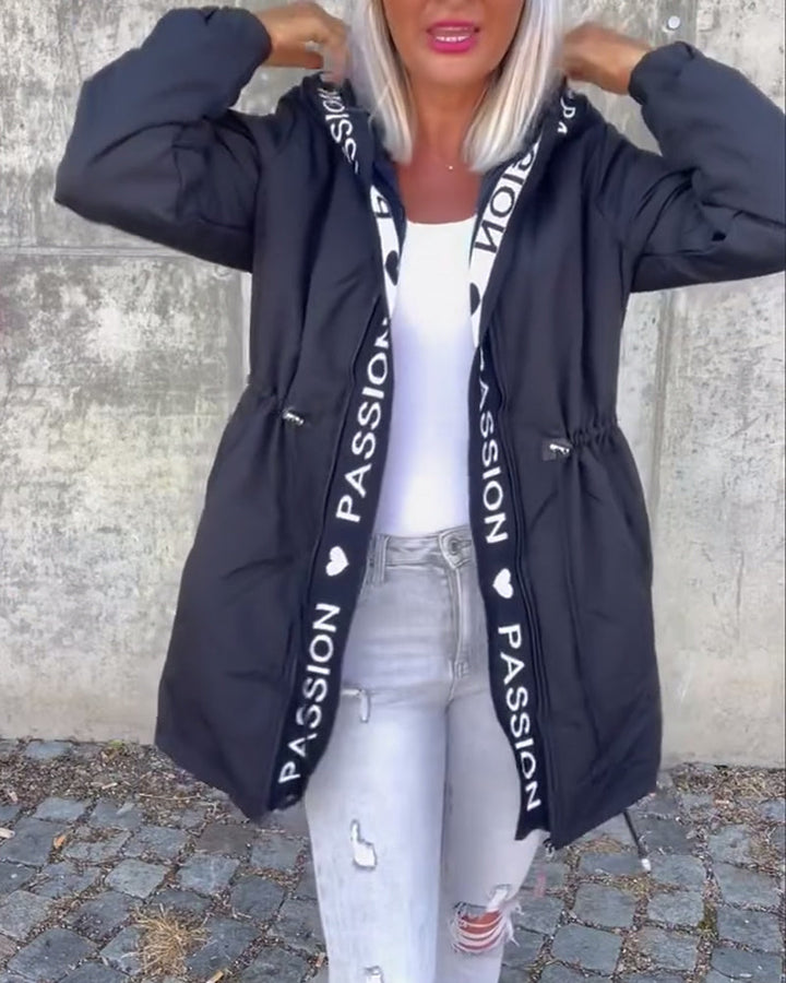 Alexa™ - Casual Coat with Hood