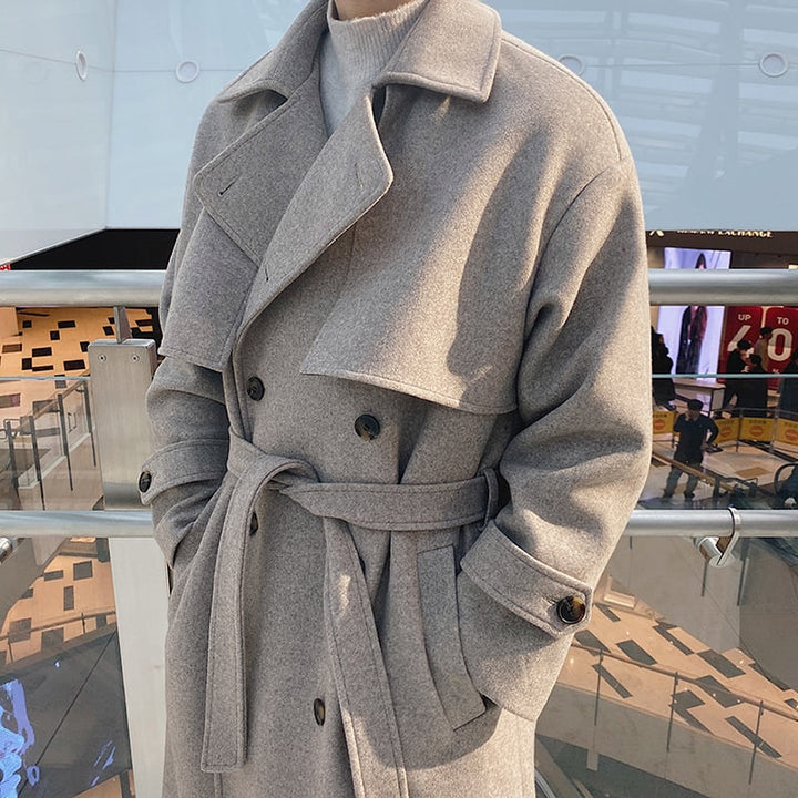 Thick Winter Wool Coat for Men - Mareon