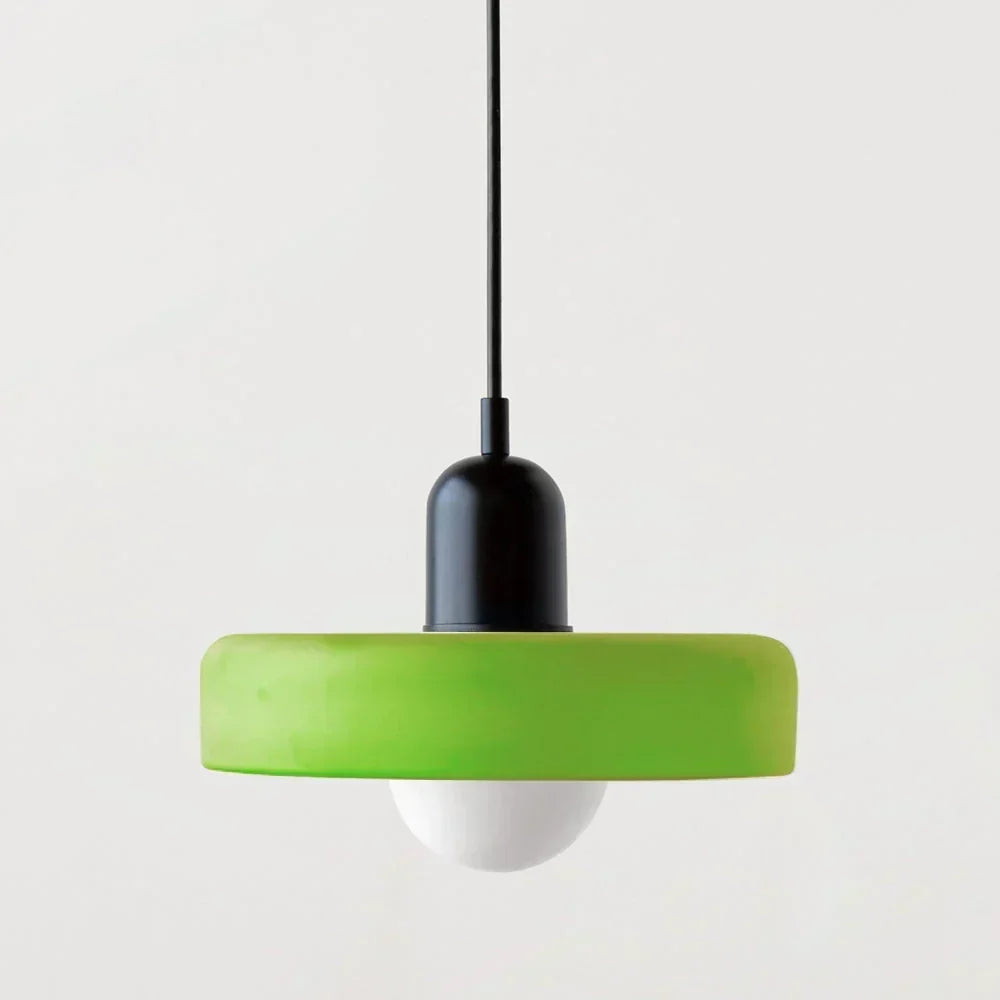 Bauhaus Stained Glass Pendant Lamp