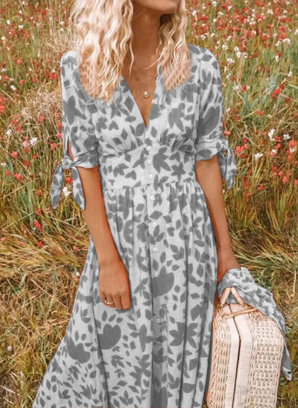 Nayara – Evening Dress with Print | Elegant, Striking & Refined