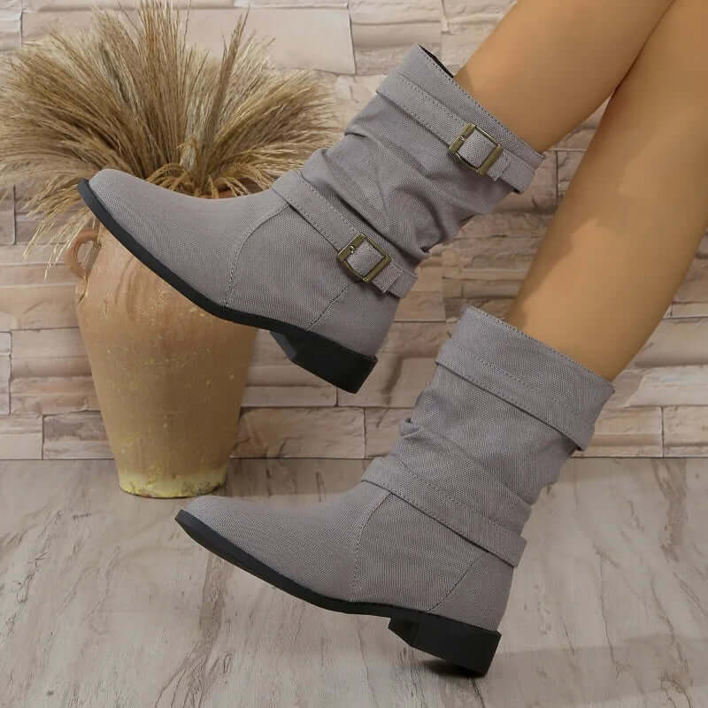 Women's Midi Ankle Boots, view 2 - Elena Harper