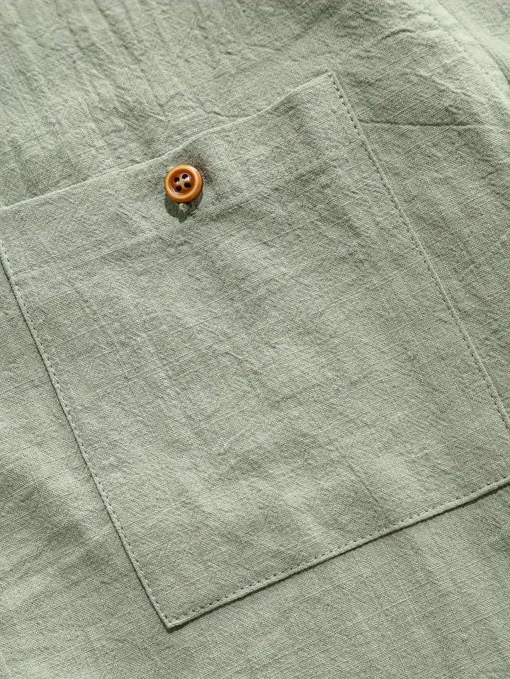 Tejada Casual Cotton Shirt with Pocket - Elena Harper