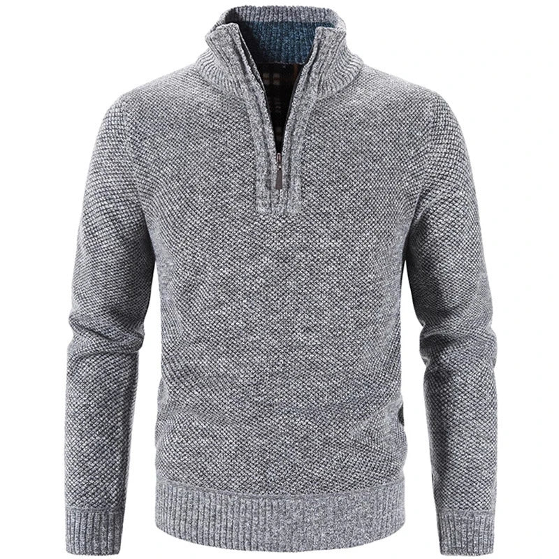 Daniel Warmer and Stylish Zip-Up Sweater, view 4 - Elena Harper