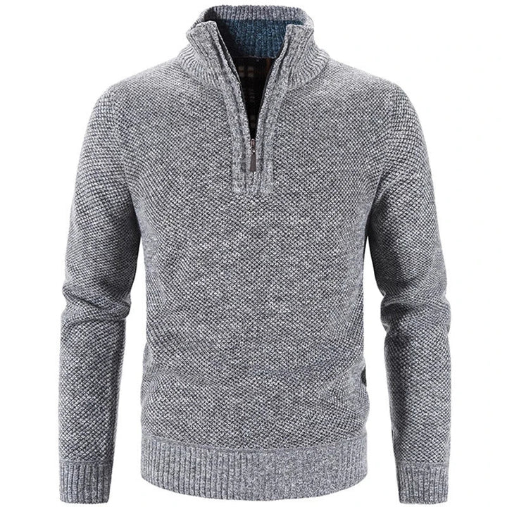 Daniel Warmer and Stylish Zip-Up Sweater, view 4 - Elena Harper