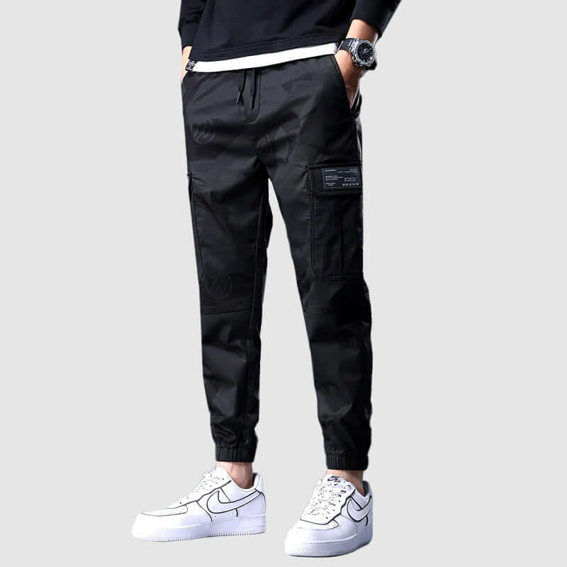 Men's Relaxed-Fit Camouflage Pants, view 3 - Elena Harper