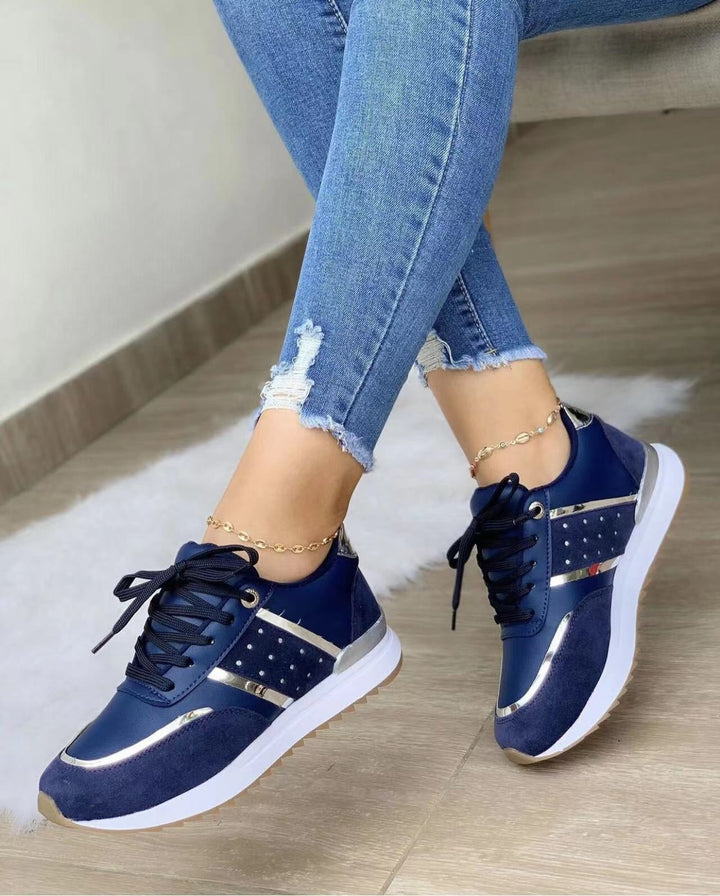 Élodie - Elegant Studded Sneakers