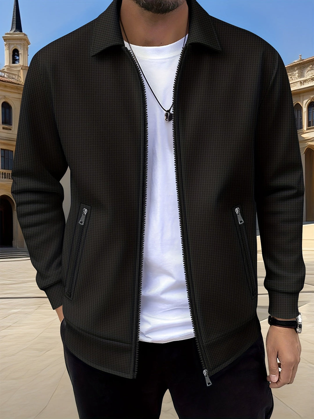 LAURENT MONACO | ZIP-UP JACKET FOR MEN