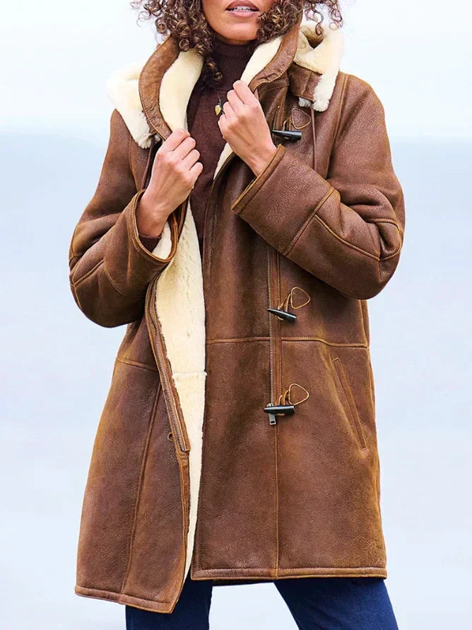 Gabrielle - Casual Elegant Hooded Coat for Women