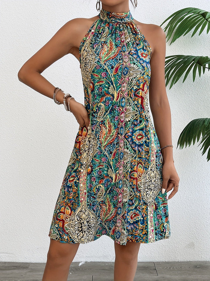 Agnes™  |  Floral Boho Pleated Dress