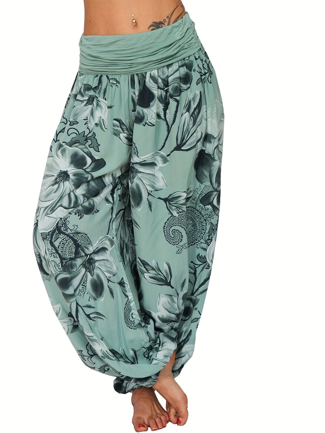 FLOWER PANTS FOR WOMEN