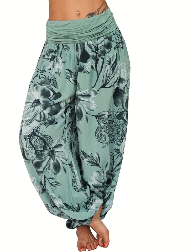 FLOWER PANTS FOR WOMEN
