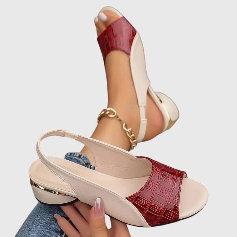 Emma & Rose Cape Town Whitney™ soft luxurious fabric sandals featuring stylish straps and cushioned soles.