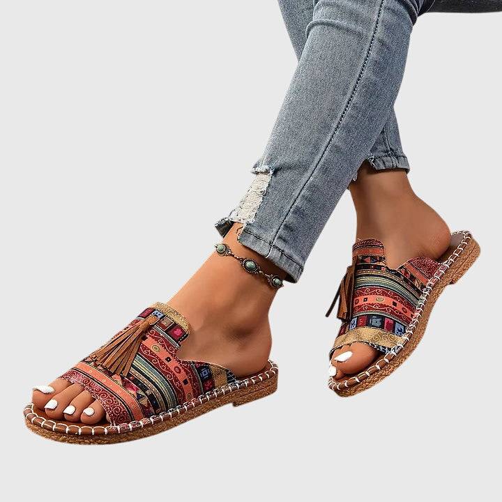Lorraine™ orthopaedic sandals by Emma & Rose Cape Town, featuring supportive straps and cushioned soles for comfortable wear.