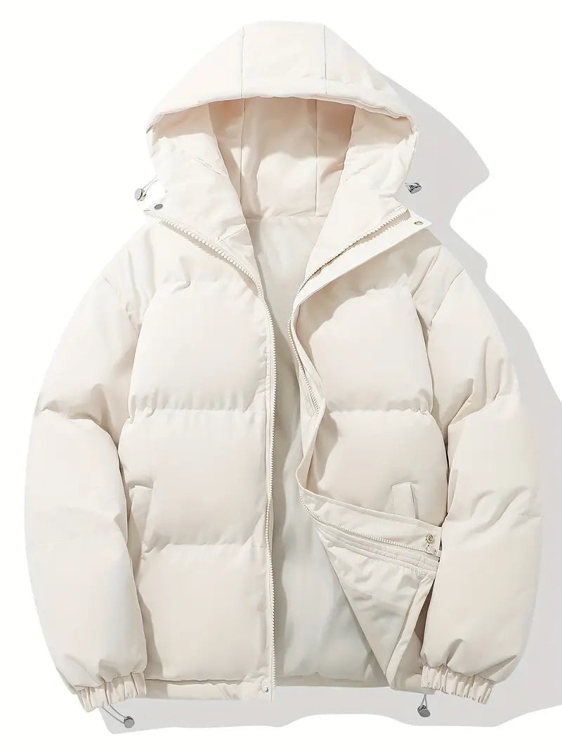 Sophie - Elegant Short Hooded Down Jacket