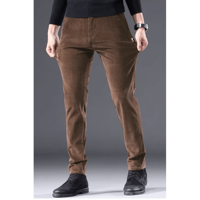 Men's Fleece Corduroy Winter Pants