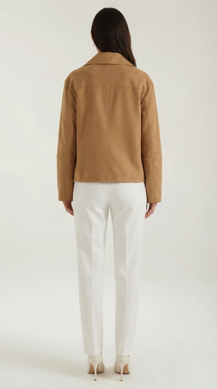 Short Jacket with Button Closure for Casual Days