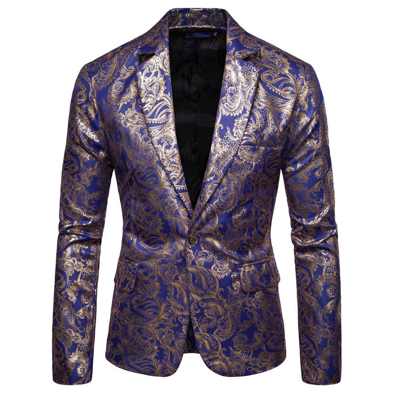 Men's Paisley Print Blazer