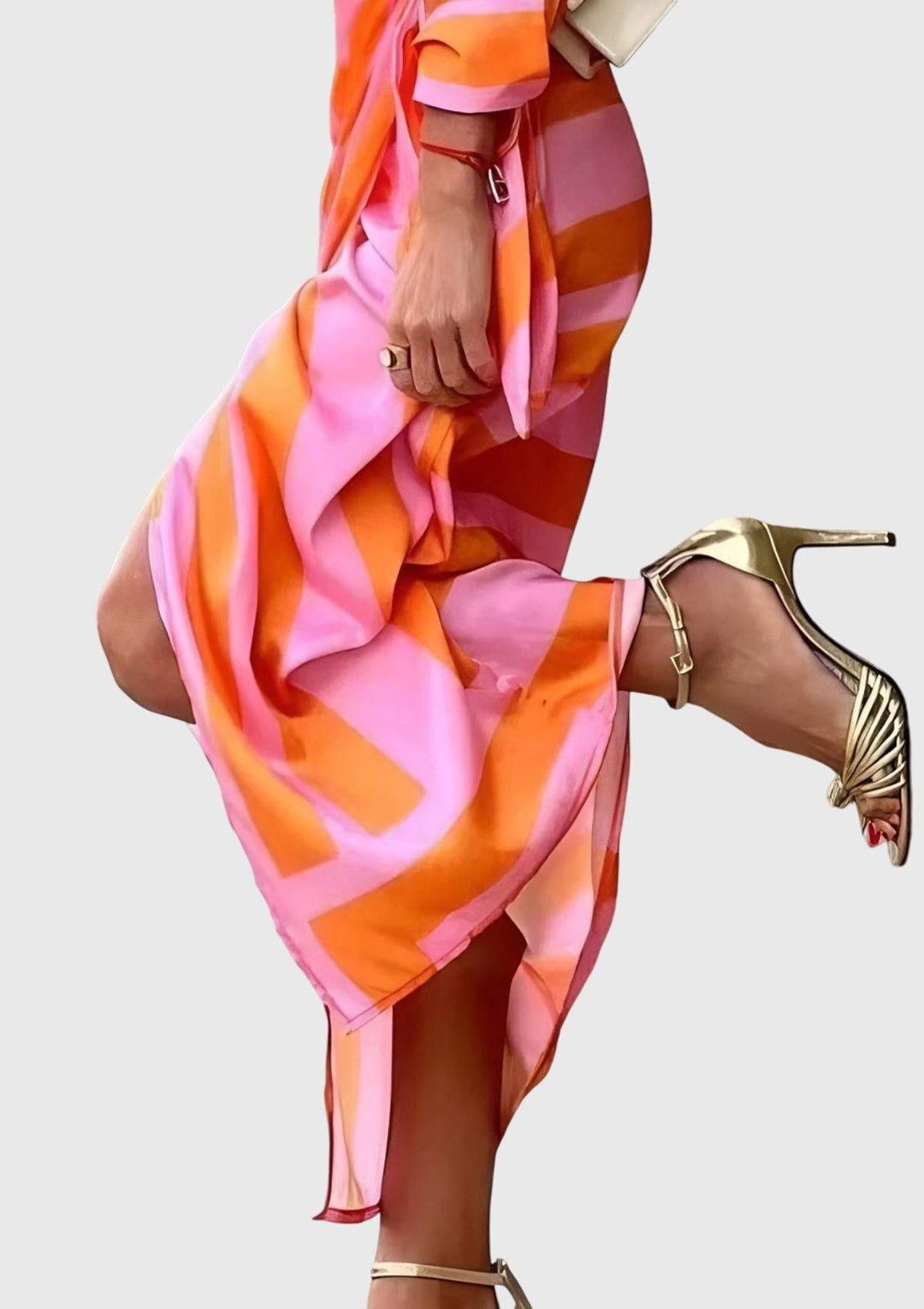 Everly™ elegant wrap dress by Emma & Rose Cape Town featuring a stylish floral print and flattering silhouette.