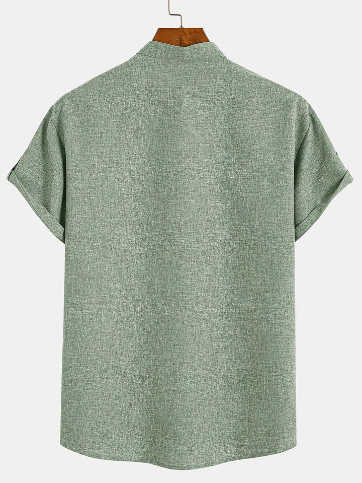 LAURENT MONACO | MEN'S HIGH COLLAR SHIRT