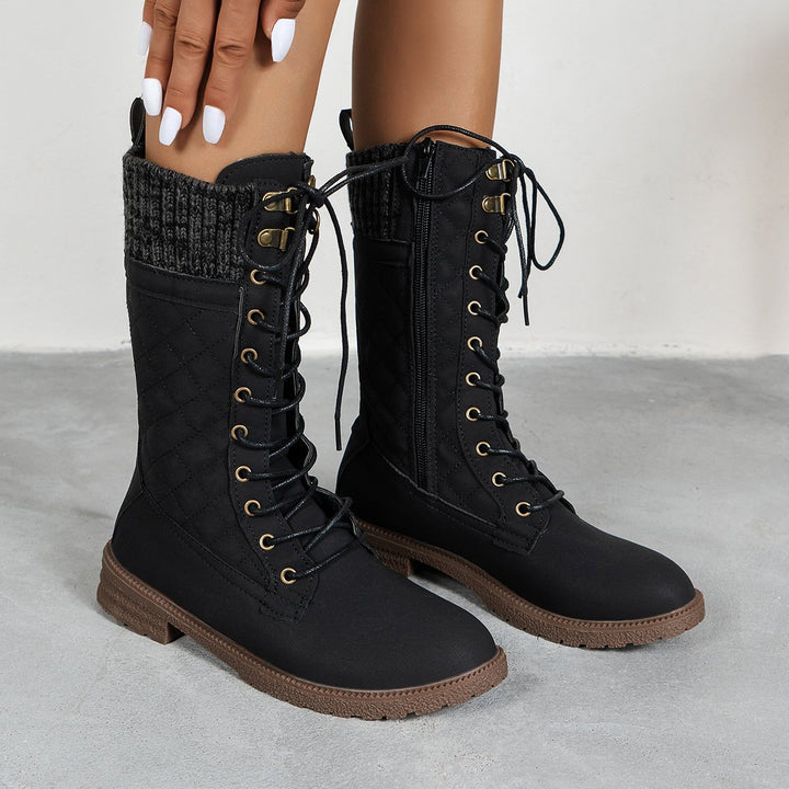 Padded High Boots for Women - Irina