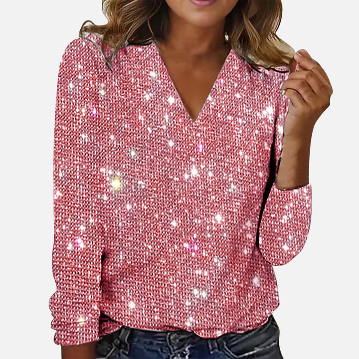 Ruby - Festive blouse to shine at Christmas
