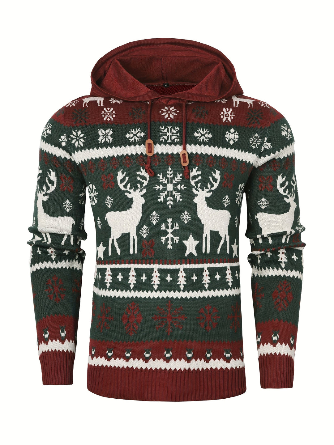 Nicholas | Christmas Reindeer Hooded Jumper