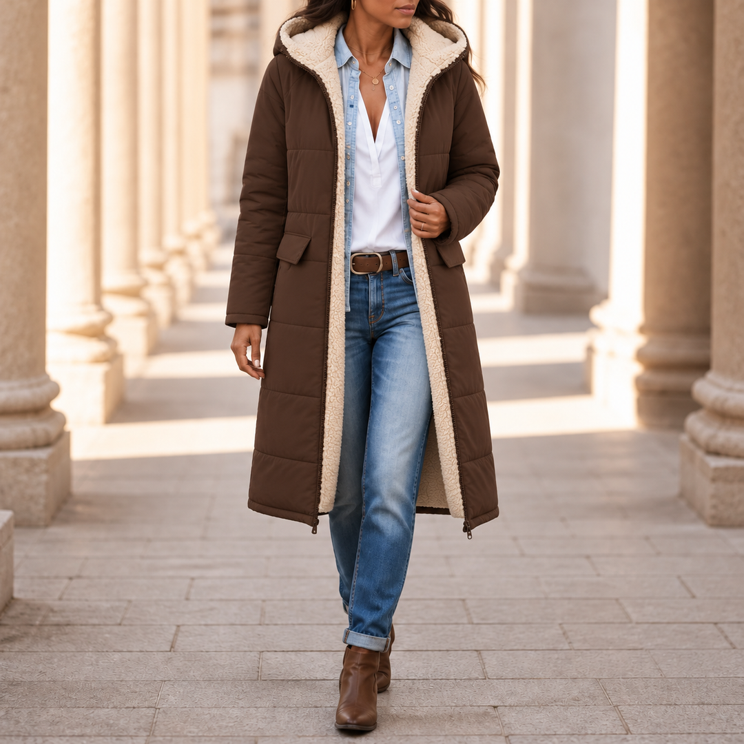 Clara | Sherpa Jacket with Warm Lining and Wind-Protected Comfort