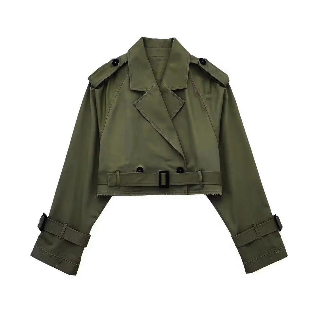 Yara - Stylish Short Trench Coat