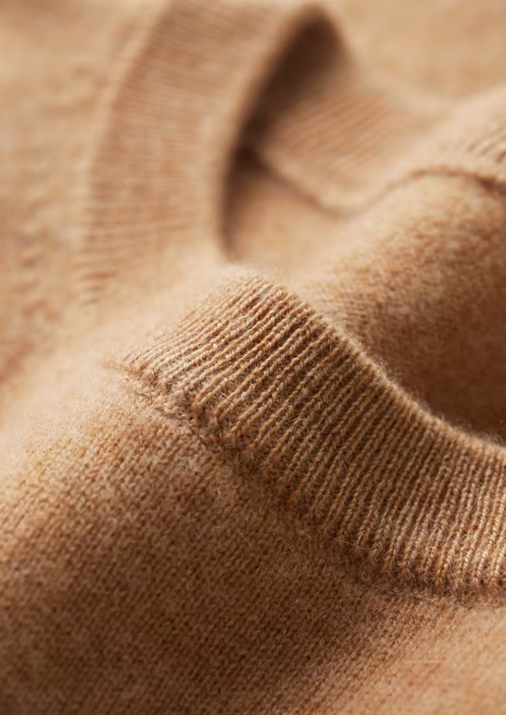 Emma & Rose merino wool crewneck top — premium knitwear